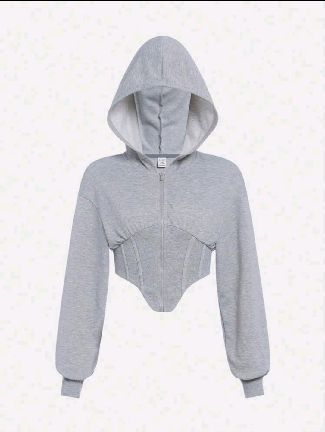 Teen Girl Drop Shoulder Asymmetrical Hem Hoodie