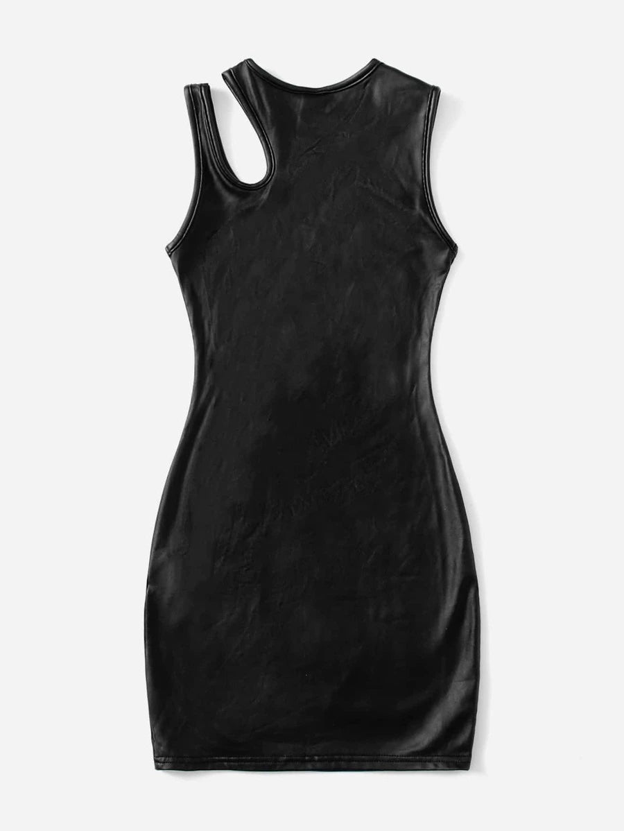 Girls Cut Out Fitted Dress